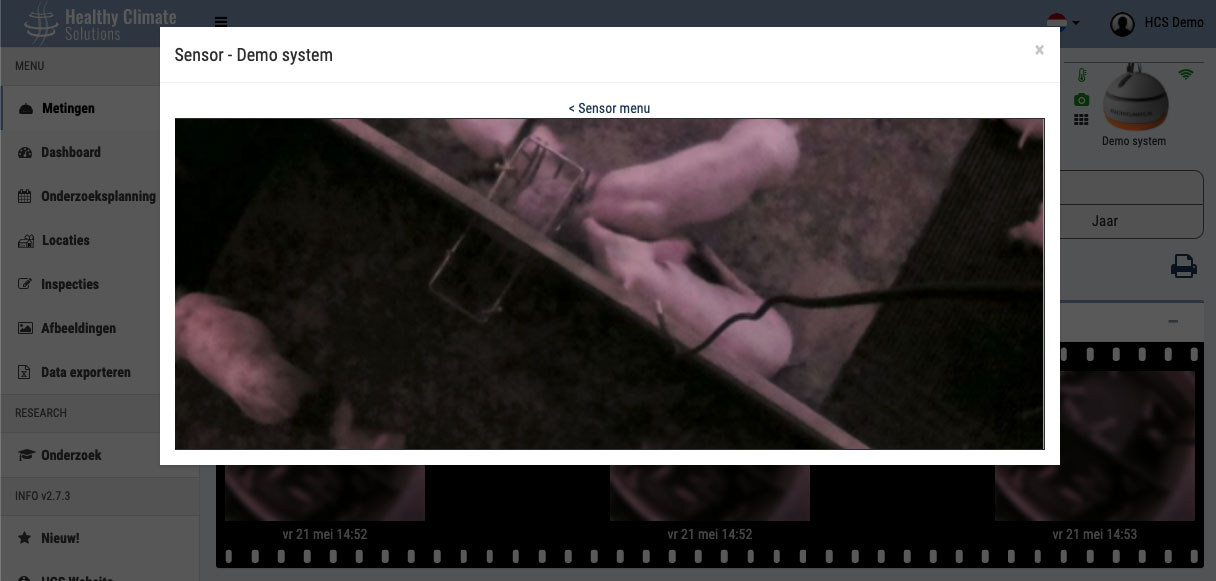 Healthy Climate Monitor focus - Zoom in