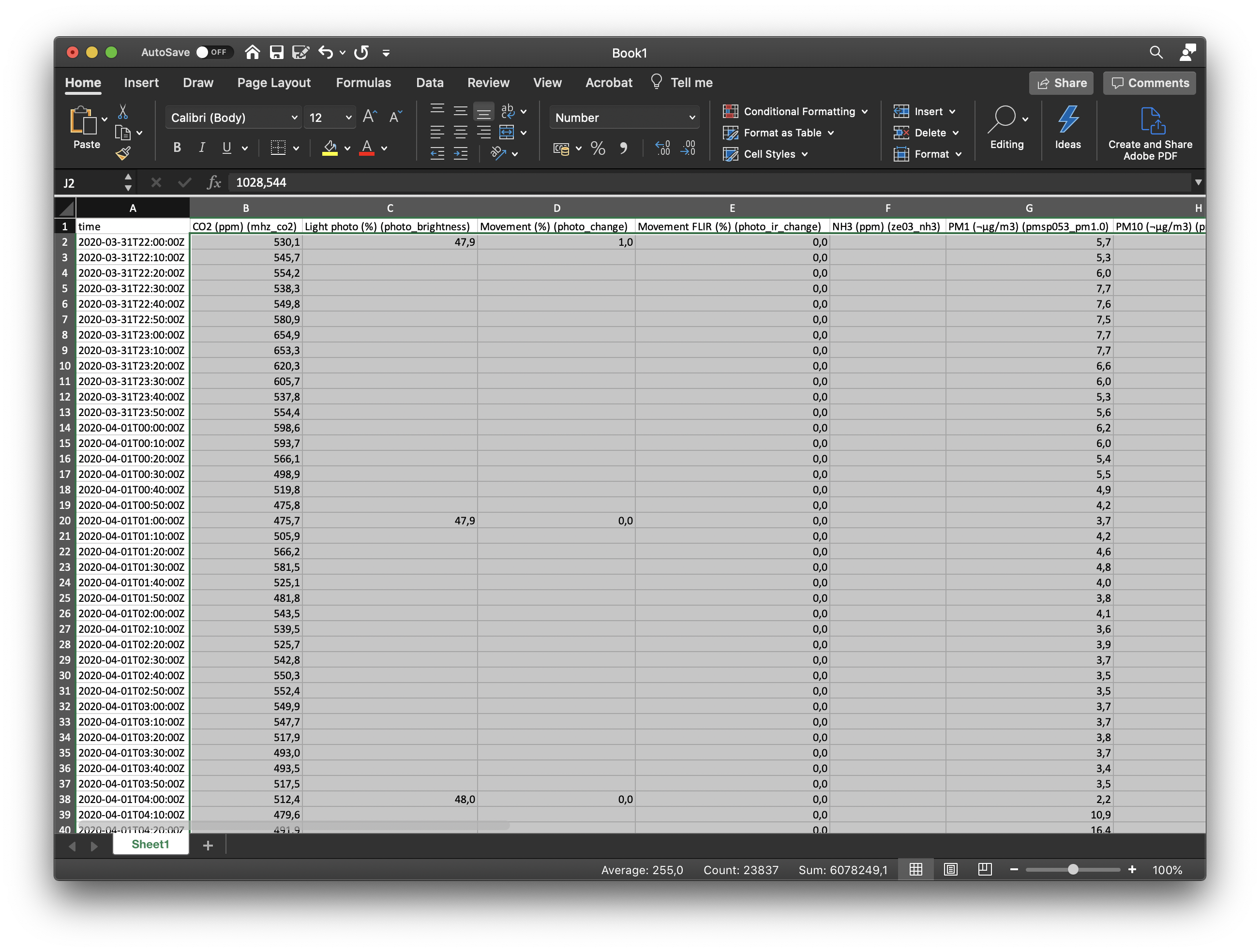 Healthyclimate excel import 8 end result